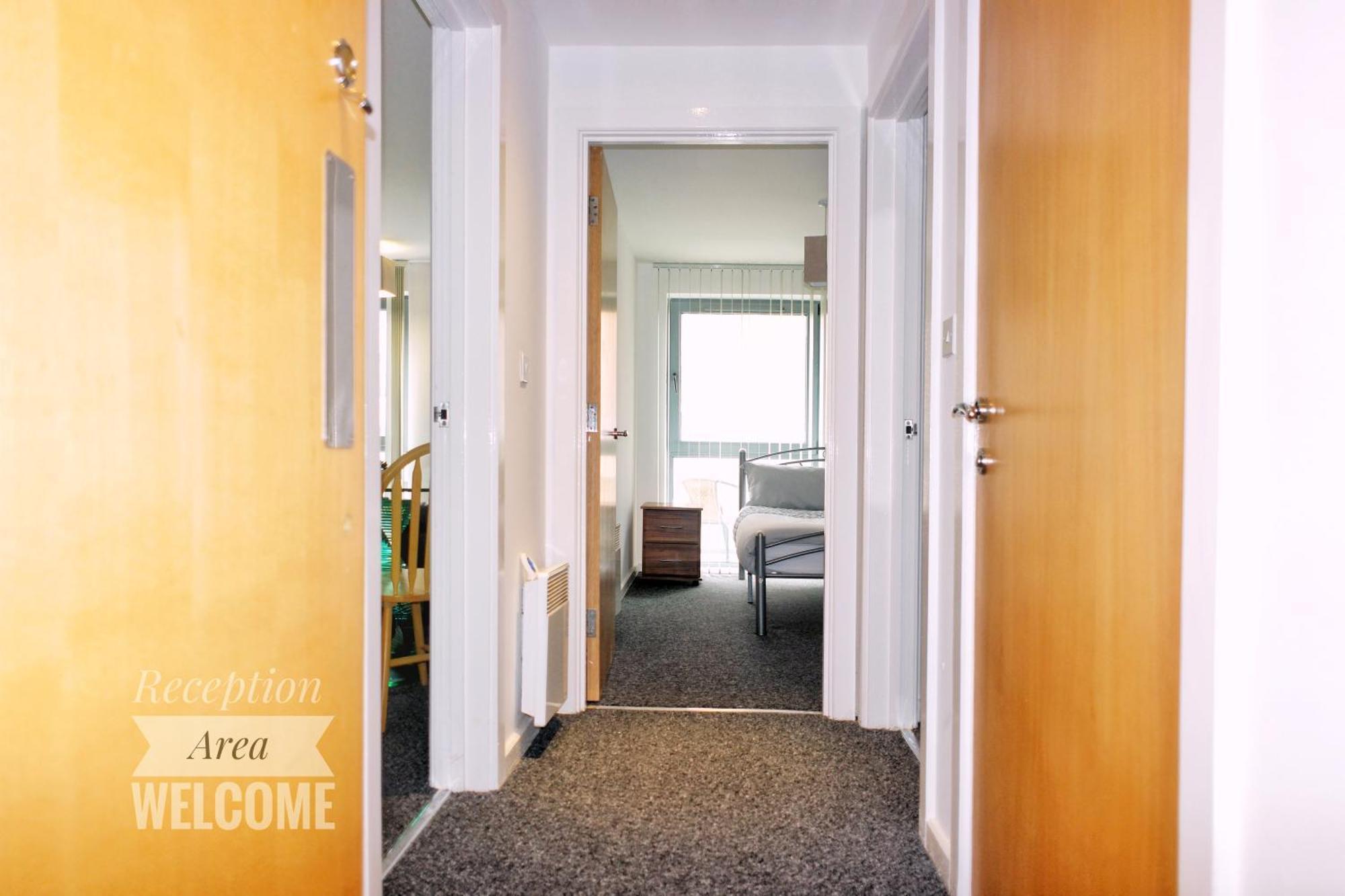 2 Bed Ensuite With Balcony And Free Onsite Secure Parking Manchester Zewnętrze zdjęcie